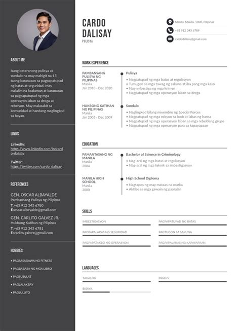 Creating a CV in Filipino (Tagalog): A Comprehensive Guide.